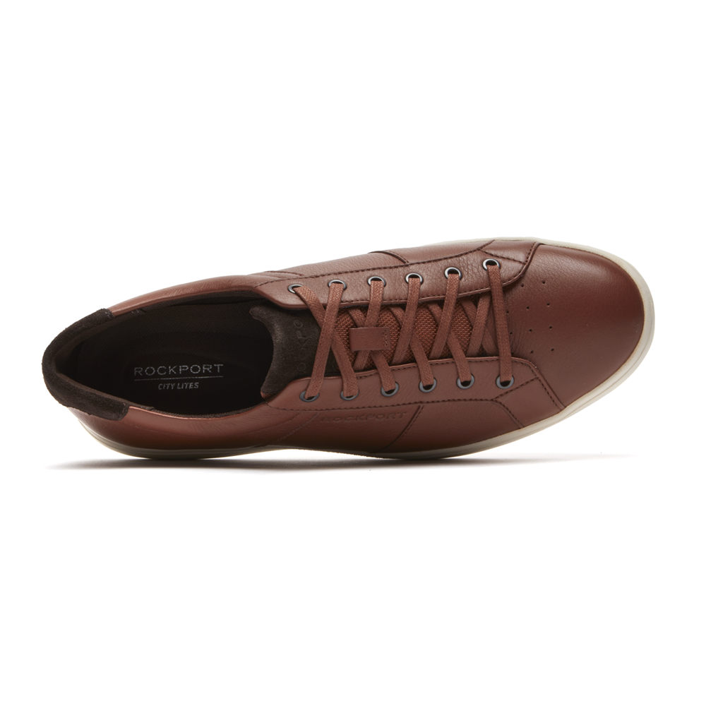 Rockport Mens Jarvis Lace-to-Toe - Sneakers Brown - CKU928167